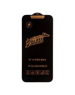 Защитное стекло OG 9H Full Glue для Apple iPhone 15 Pro Max черное Rocknparts