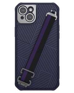 Чехол для iPhone 14 Plus с ремешком Purple Nillkin