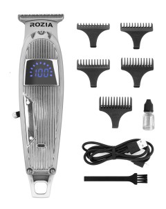Машинка для стрижки волос HQ 321 серебристая Rozia