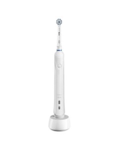 Электрическая зубная щетка Pro 500 Sensitive Clean D16 513 1U белая Oral-b