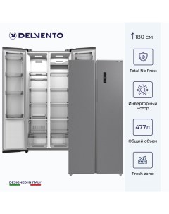 Холодильник VSG96101 серый Delvento