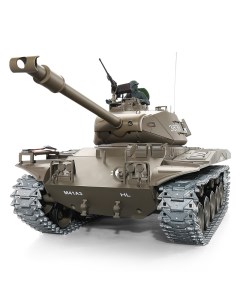 Радиоуправляемый танк US M41A3 Bulldog Pro масштаб 1 16 2 4G 3839 1Pro V7 0 Heng long