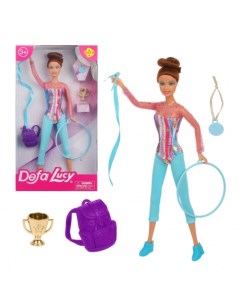 Кукла Чемпионка 5 предметов Defa lucy
