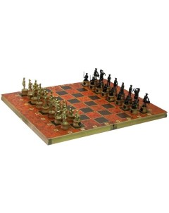 Шахматы исторические Полтава с фигурами из черненого цинкового сплава 50 60 см 999 RTS 01с Ровертайм