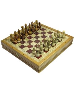 Шахматы каменные стандартные высота короля 3 50 43 43 см 999 RTG 5580 Ровертайм