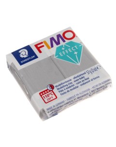 Пластика полимерная глина effect 57 г серебряный металлик Fimo