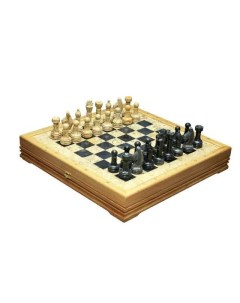 Шахматы каменные стандартные высота короля 3 50 43 43 см 999 RTG 5587 Ровертайм