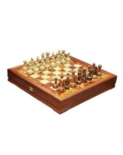 Шахматы каменные стандартные высота короля 3 50 43 43 см 999 RTG 9508 Ровертайм