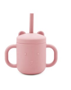 Чашка детская непроливайка Розовый Funtasy