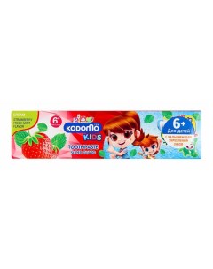 Зубная паста детская Kodomo kids с ароматом клубники и мяты 65 г Lion