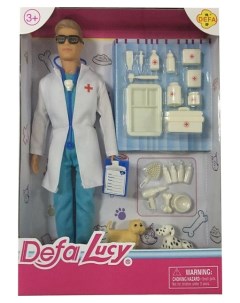 Кукла Доктор мужчина с аксессуарами 61679 Defa lucy