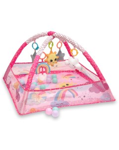 Коврик Play Ground Gym с игрушками шариками и складными бортиками CC9040 2 Funkids