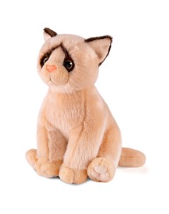 Мягкая игрушка реалистичный кот ML SO 130222 25 3 белый Maxitoys
