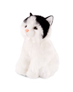 Мягкая игрушка реалистичный кот ML SO 130222 25 17 белый Maxitoys