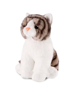 Мягкая игрушка реалистичный кот ML SO 130222 25 9 коричневый Maxitoys