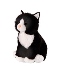 Мягкая игрушка реалистичный кот ML SO 130222 25 1 черный Maxitoys