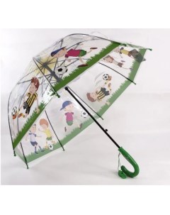 Зонт трость детский от дождя С 538 полуавтомат зеленый 12314 Galaxy