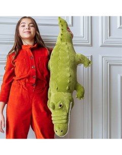 Мягкая игрушка Длинный Крокодил зеленый 100 см Sun toys
