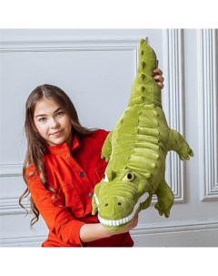 Мягкая игрушка Длинный Крокодил зеленый 120 см Sun toys