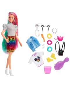 Кукла с разноцветными волосами и аксессуарами GRN81 Barbie
