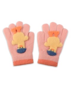 Перчатки детские ZW ANG68 розовый персиковый 14 Little mania