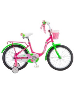 Детский велосипед Jolly 18 V010 2020 розово зеленый Stels