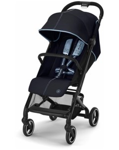 Коляска прогулочная Beezy 2023 Ocean Blue с бампером и дождевиком Cybex