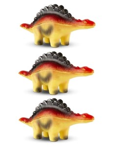 Игрушка антистресс Динозавр Стегозавр 15 см 3 шт Maxitoys