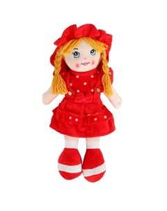 Кукла мягконабивная 75 см в красном платье Игроника