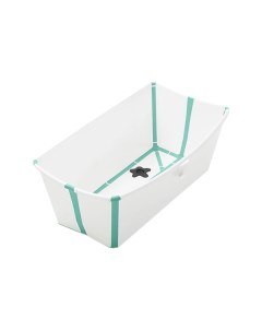 Ванночка детская Flexi Bath Bundle Tub with Newborn Support с горкой White Aqua Stokke