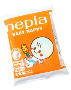 Подгузники для новорожденных Baby Nappy NB 0 5 кг 1 шт Nepia