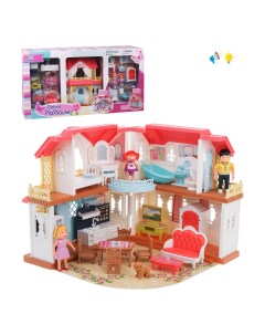 Кукольный домик Милый дом со светом и звуком 614583 Наша игрушка