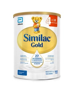 Детская смесь Gold 4 с 18 м 800 г Similac
