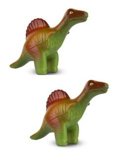 Игрушка антистресс Сквиш Динозавр Спинозавр 14 см 2 шт Maxitoys