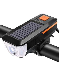 Светодиодный велосипедный фонарь THOT343119 на солнечной батарее оранжевый Urm