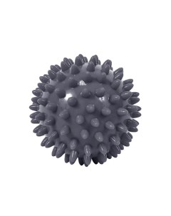 Мяч массажный с шипами для проработки мышц диаметр 7 см черный Urm