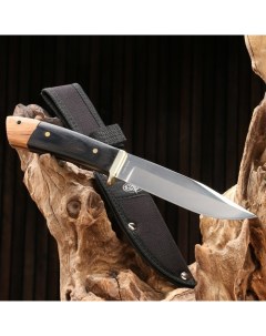 Нож охотничий Иркутск сталь 40х13 рукоять дерево 24 см Bazar
