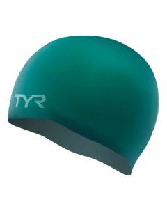 Шапочка для плавания Wrinkle Free Silicone Cap зеленый силикон Tyr