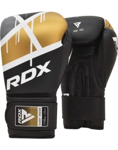 Боксерские перчатки F7 12 oz черный золотой Rdx