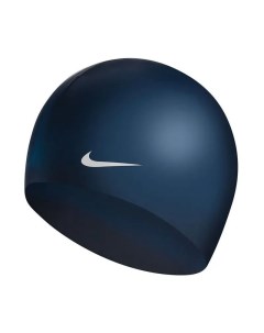 Шапочка для плавания Solid Silicone FINA Approved темно синий силикон Nike