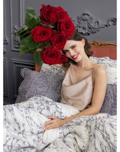 Комплект постельного белья Евро сатин Amore Mia cara