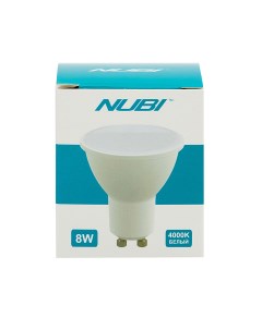 Энергосберегающая светодиодная лампа GU10 8W 4000К Nubi