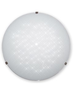 Светильник светодиодный настенно потолочный Искры 250 LED 18 глянцевый белый Элетех