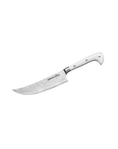 Нож кухонный SULTAN Пичак 159 мм G 10 бел дамаск 67 слоев SU 0086DBW Samura