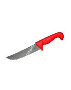 Нож кухонный SULTAN PRO Шеф 166 мм ТЭП красный AUS 8 с галт SUP 0085BR Samura