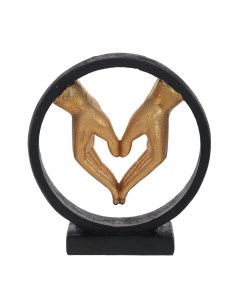 Фигурка декоративная Сердце из рук 19x6x21 см 796470 Alat home