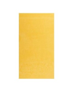 Полотенце ДМ махровое 70 x 130 см хлопок желтое Дм