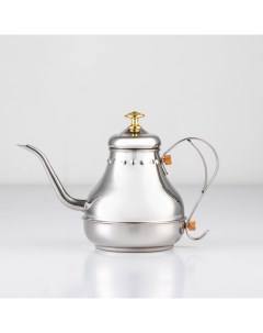 Чайник заварочный Леранс 800 мл металлическое сито цвет хромированный Nobrand