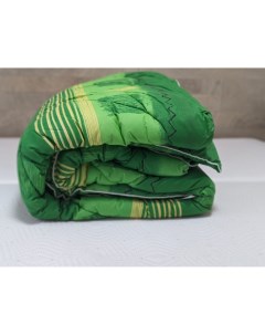 Одеяло зимнее файбертек 220x240 зелёное Ивушка