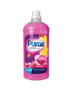 Кондиционер ополаскиватель для белья концентрированный Purox Pink Magnolia 1 8л Clovin